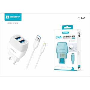 (SX-FA15-l6) CARREGADOR QUALCOMM QUICK CHARGE 3.0 - l6