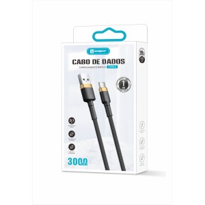 (SX-B116I6-3M) CABO PARA CARREGAMENTO E TRANSFERÊNCIA DE DADOS - 3 METROS