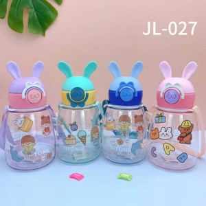 (JL-027) GARRAFINA INFANTIL ORELHINHA DE COELHO 720ML