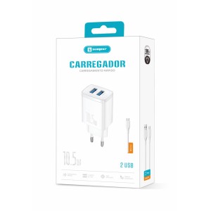 {SX-FC60-1 (V8)} CARREGADOR 10.5W (200 PEÇAS NA CAIXA)