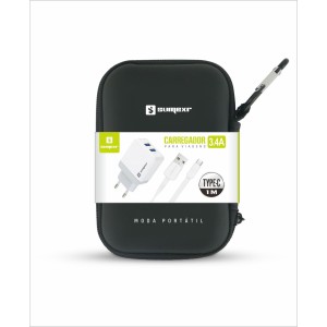 (SX-F18-C) - Carregador De Parede + Cabo Usb Tipo C - [Caixa com 200 peças]